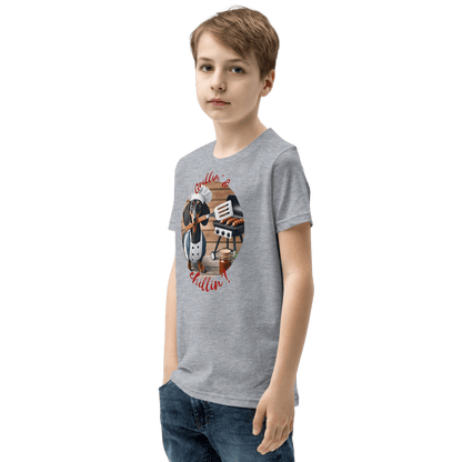 Chef Dachshund Youth T-Shirt - warehousetech13