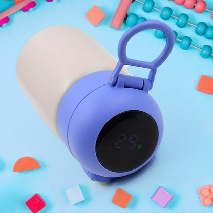 Smart Vacuum Insulated Water Bottle With Led Temperature Display (300 Ml Approx) - warehousetech13