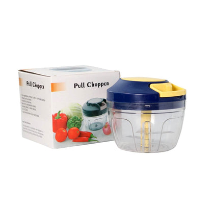 Chopper With 4 Blades For Effortlessly Chopping Vegetables And Fruits For Your Kitchen (650ml) - warehousetech13
