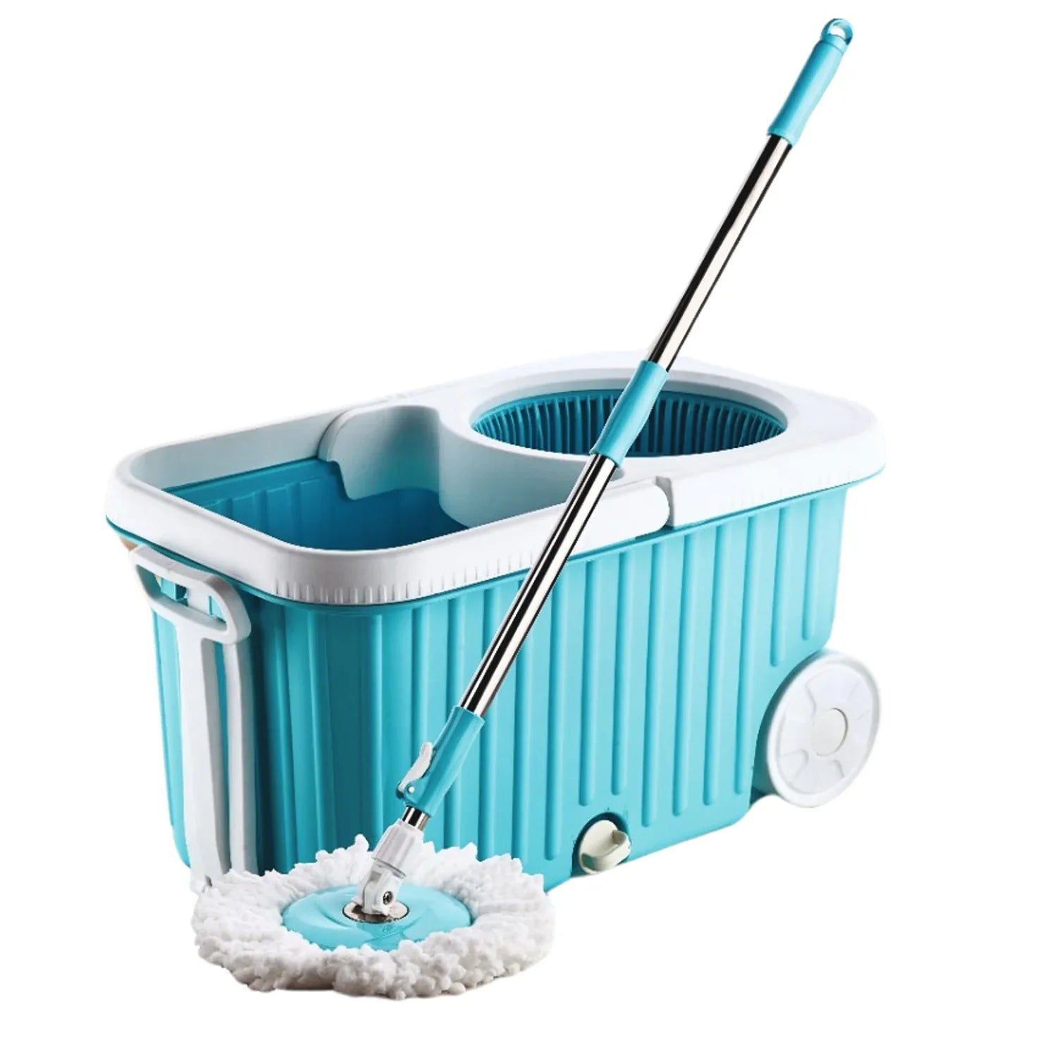 Apex Magic 360 Spin Mop Cleaning System With Stainless Steel Spinner - warehousetech13
