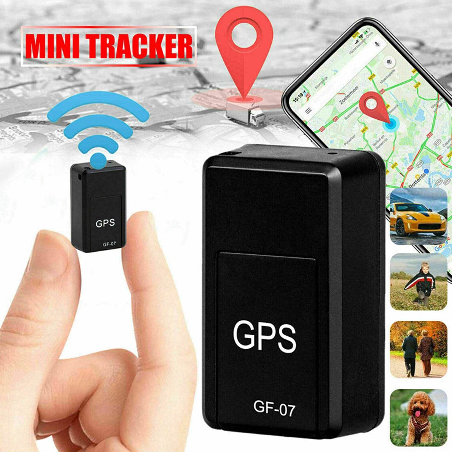 Car Gps Tracking Device With Voice Recording (1 Pc) - warehousetech13