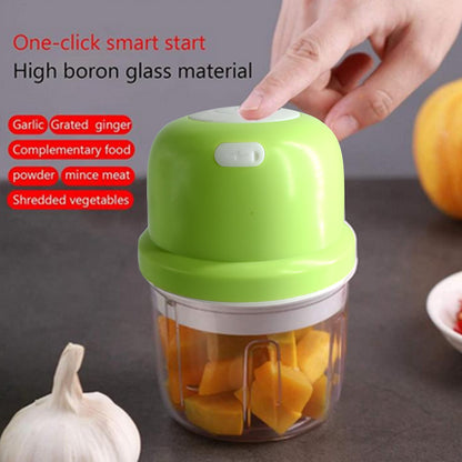 Portable Usb Rechargeable Electric Chopper Fruit Vegetable Onion Chopper Garlic Chopper - warehousetech13