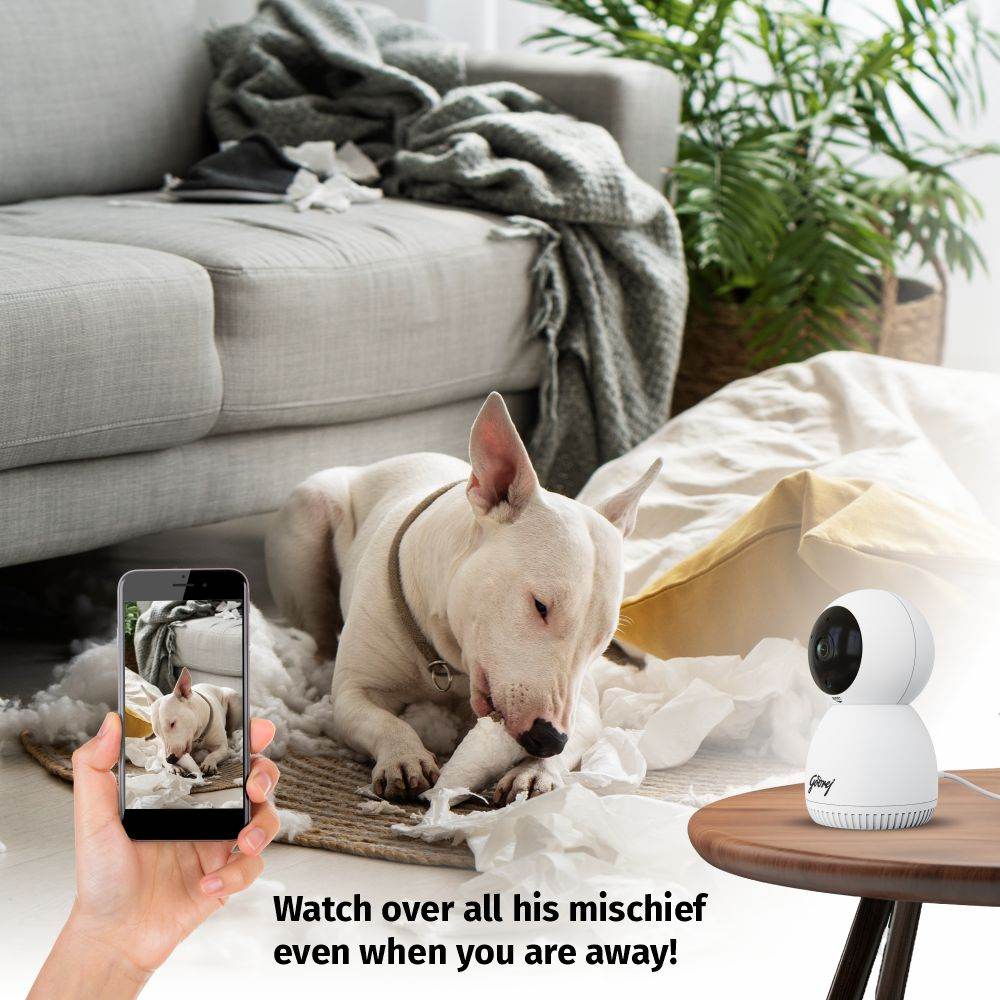 Godrej EVE PRO 5 Pan Tilt Smart WiFi Security Camera With 350 Degree - warehousetech13
