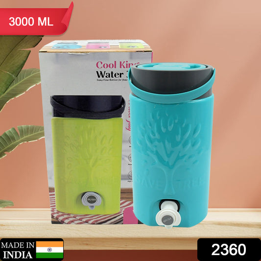 Insulated Plastic Water Rover Jug With A Sturdy Handle Water Jug Camper With Tap Plastic Insulated Water Water Storage Cool Water Storage For Home Travelling (3000 Ml) - warehousetech13