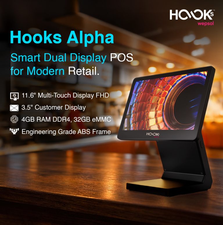 Hooks ALPHA with customer-facing display
