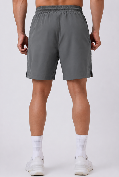 Running Shorts Metallic Grey