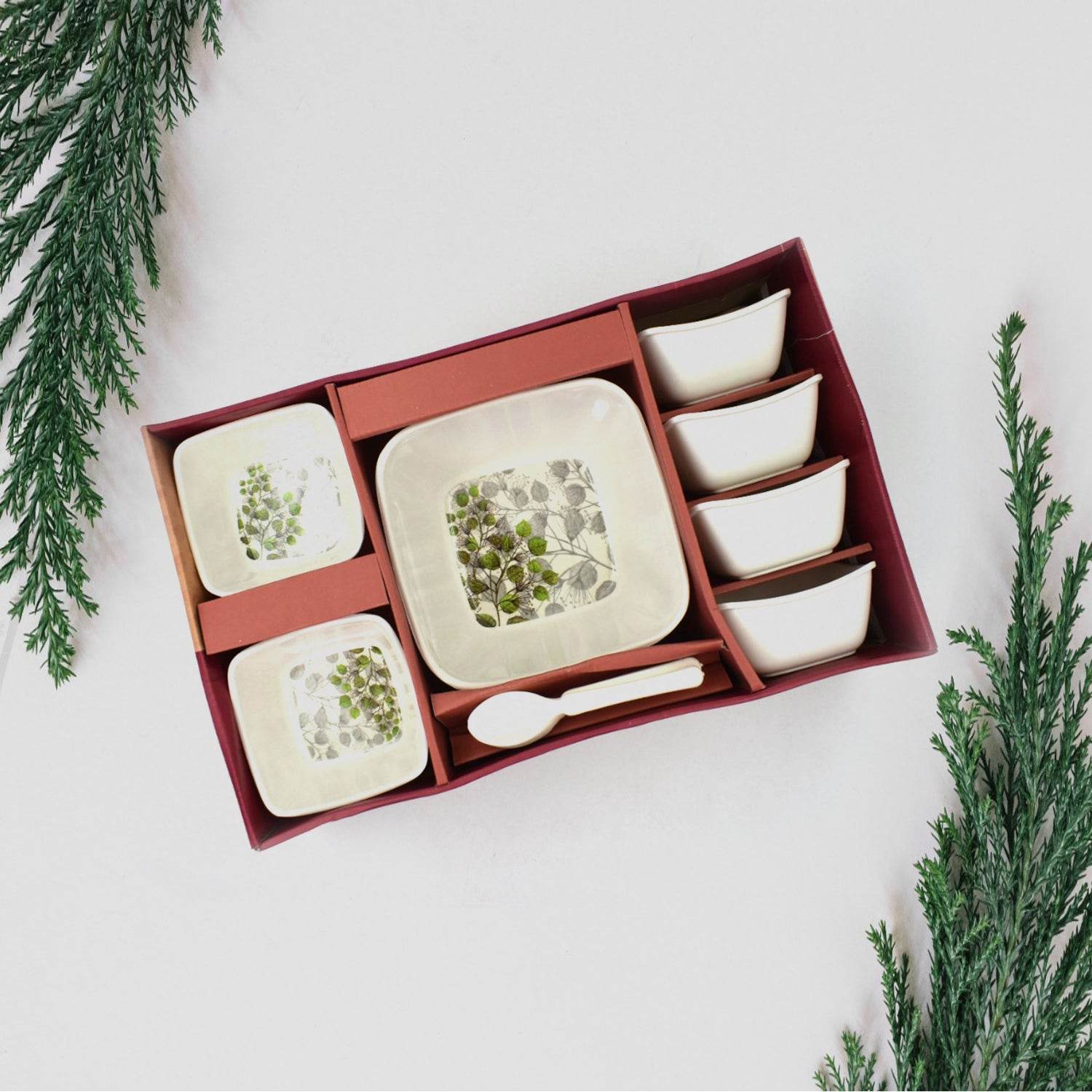 Pudding Set Used As A Cutlery Set (13 Pc) For Serving Food Purposes - warehousetech13