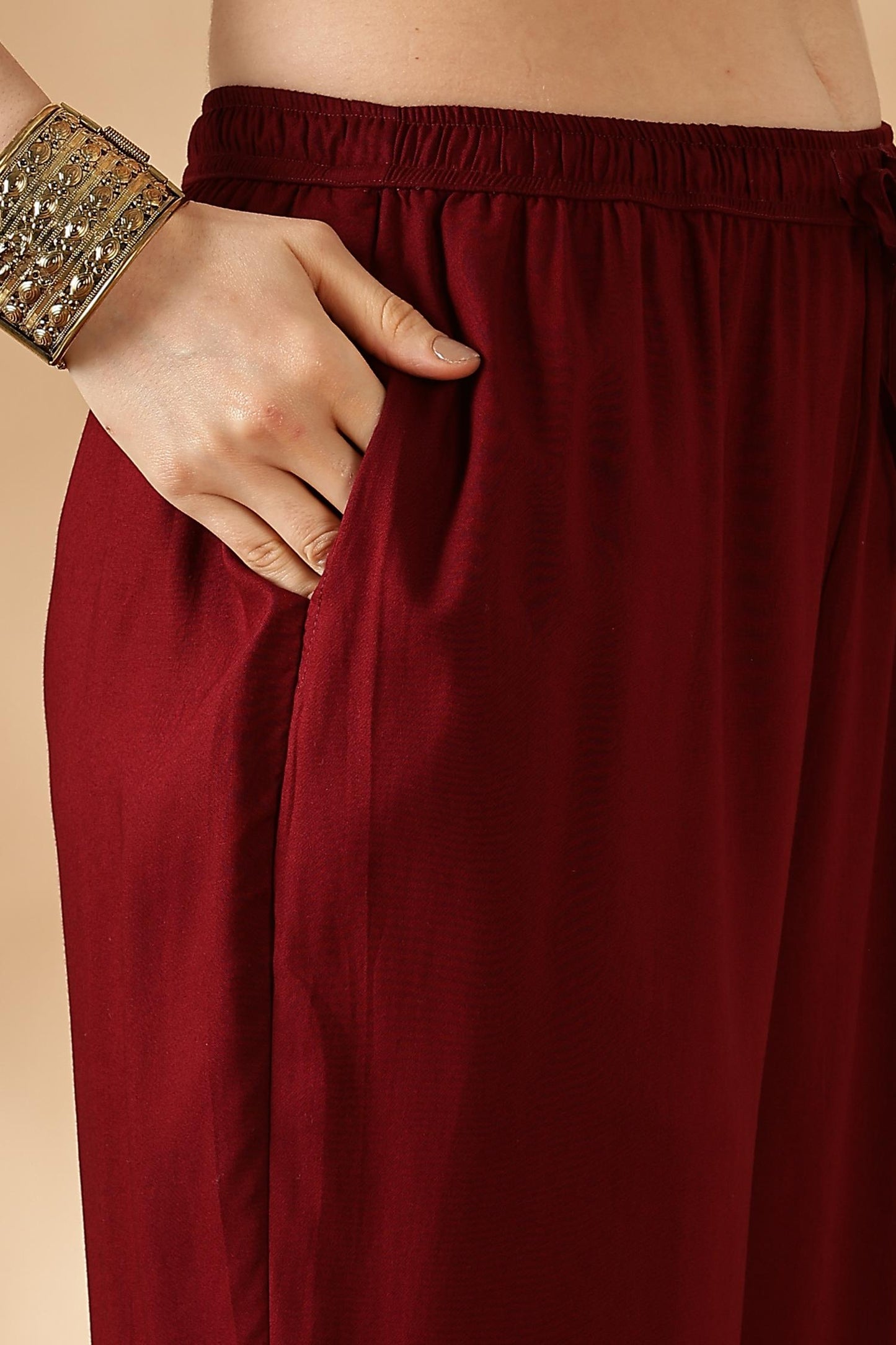 BulBul Roli Floral Printed Red & Grey Rayon Salwar Suit for Women | Elegant Ethnic Wear Set