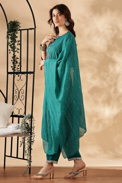 BulBul Areba Printed Wine & Olive Rayon Salwar Suit for Women – Elegant Ethnic Wear Set