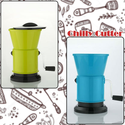 2674 Round Chilly Cutter And Grinder Tool With Effective Sharp Chopping And Cutting Blade System. - warehousetech13