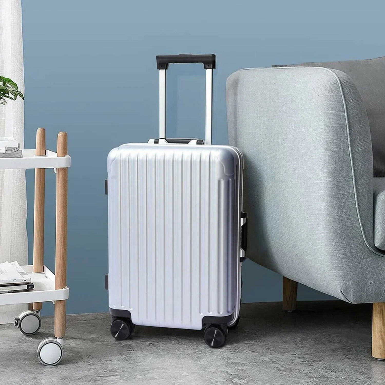 Trolley Bag Big And Small Suitcase Bag For Men Women Use Bag ( Set Of 2 ) - warehousetech13