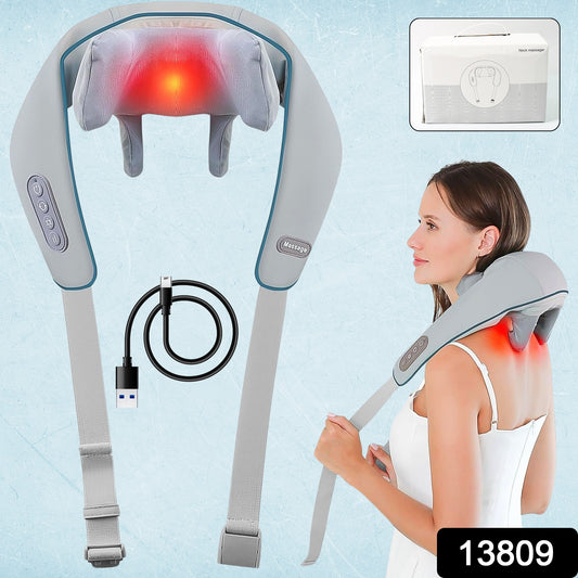 Neck Shoulder Massagers With Heat Electric Rechargeable (1 Pc) - warehousetech13