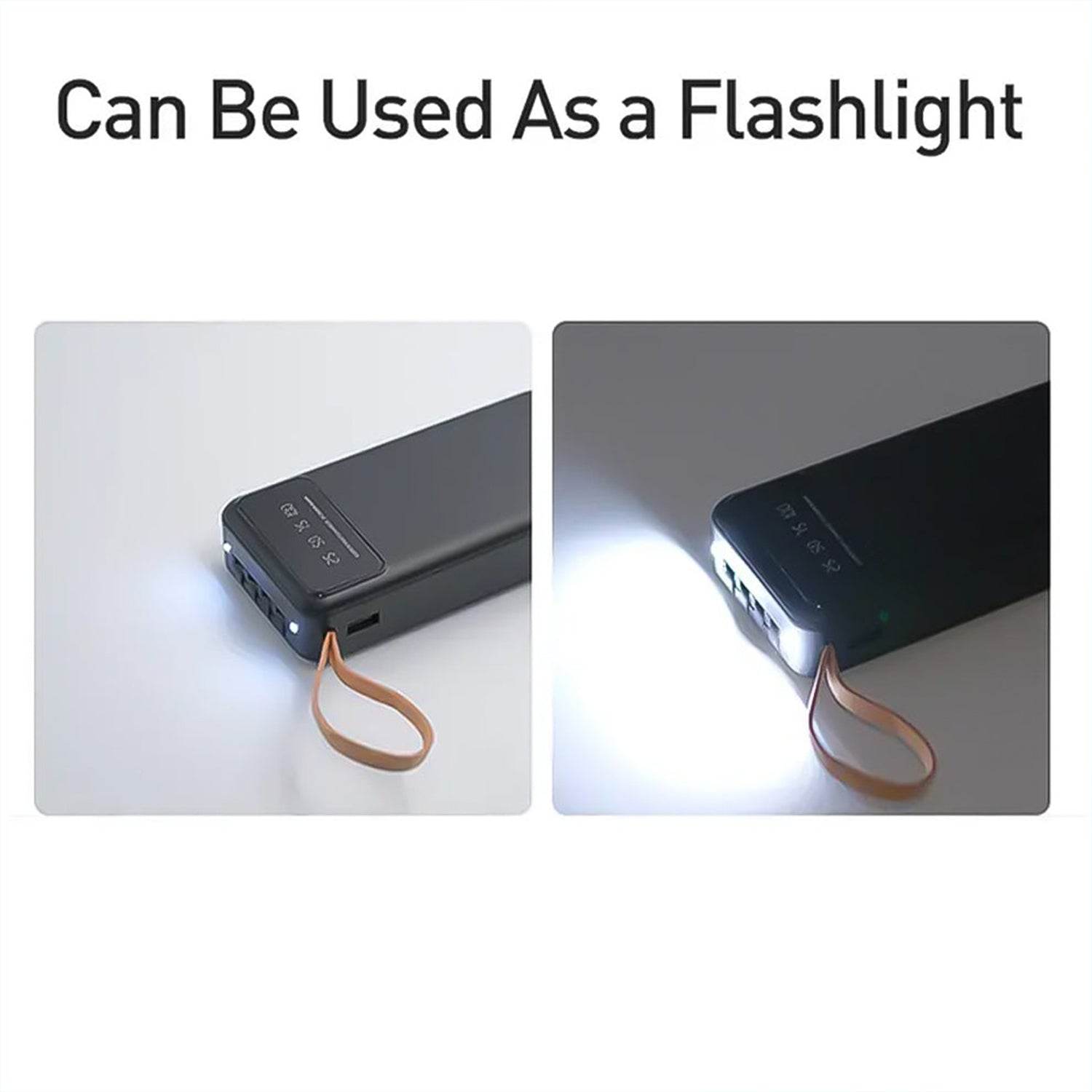 Fast Charging Power Bank With Built 4 In 1 Usb With Mobile Holder 10000mah 12w (1 Pc) - warehousetech13