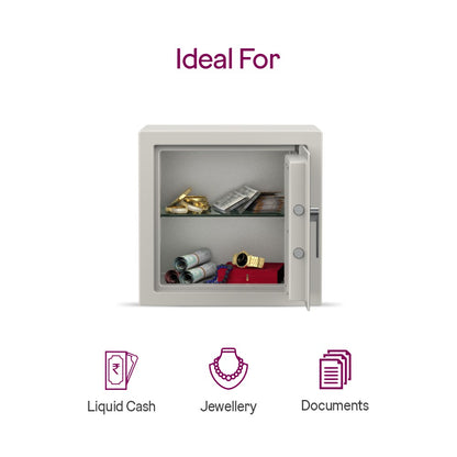 Godrej Citadel 45 V2 Home Locker | 42L Steel Safe with Mechanical Lock