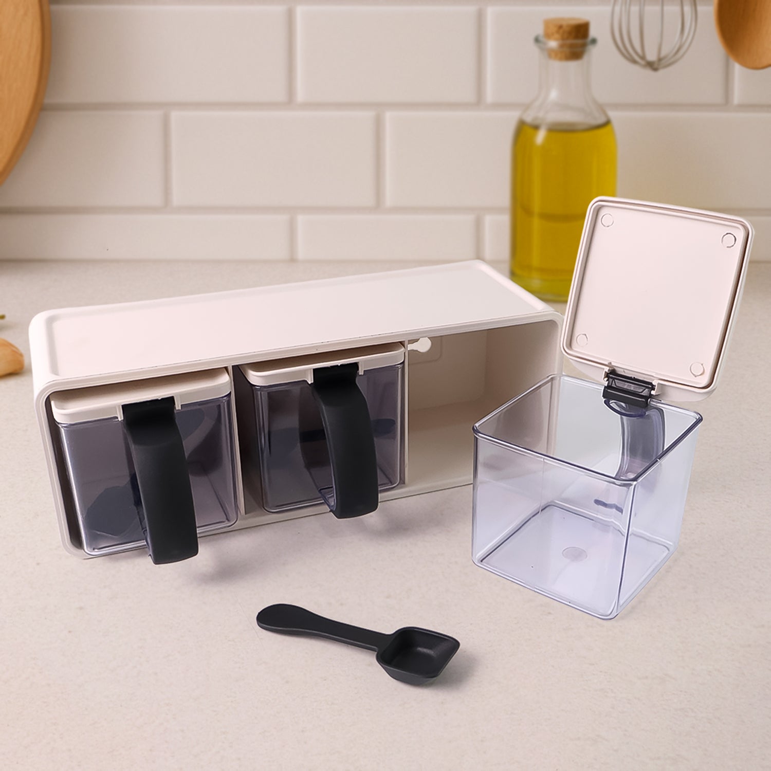 Grinss Modular Spice Storage Box Set (3 Pc) - warehousetech13