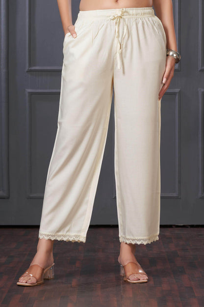 Elegant Lily Green & Olive Floral Kurta Set by BulBul in Rayon Fabric