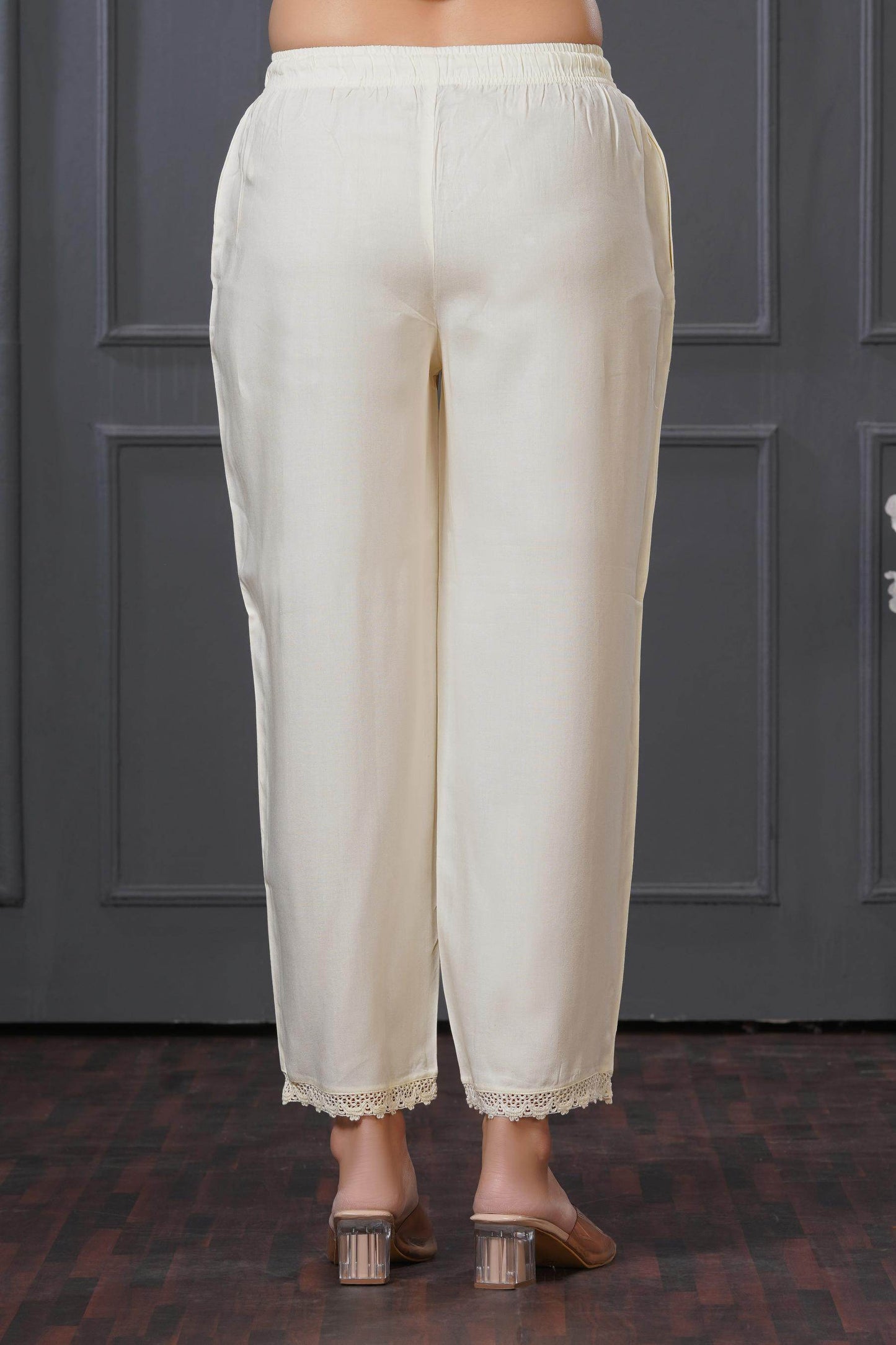 Elegant Lily Green & Olive Floral Kurta Set by BulBul in Rayon Fabric