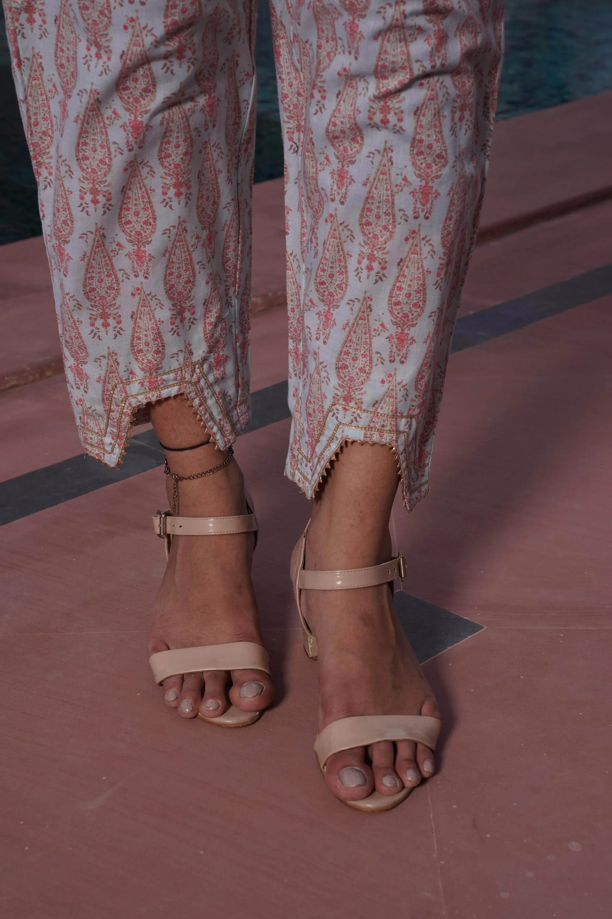 Henna Pink Cotton Two-Piece Co-Ord Set – Perfect Everyday Wear - warehousetech13