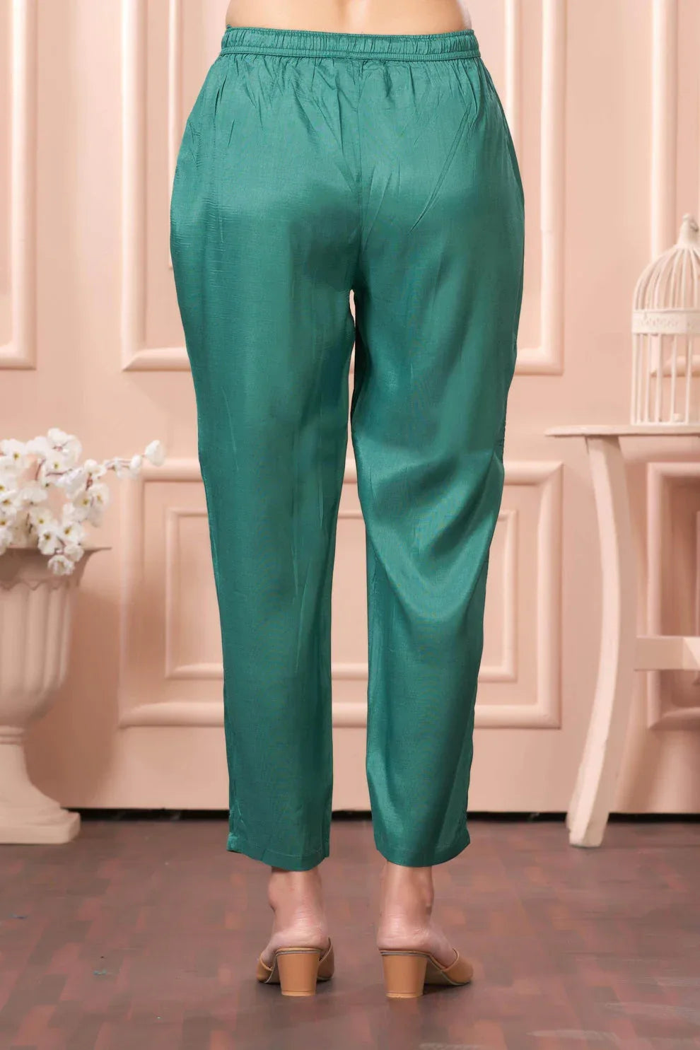 Praniti Viscose Mustard & Green Kurta Set with Dupatta for Women | Festive Ethnic Wear - warehousetech13