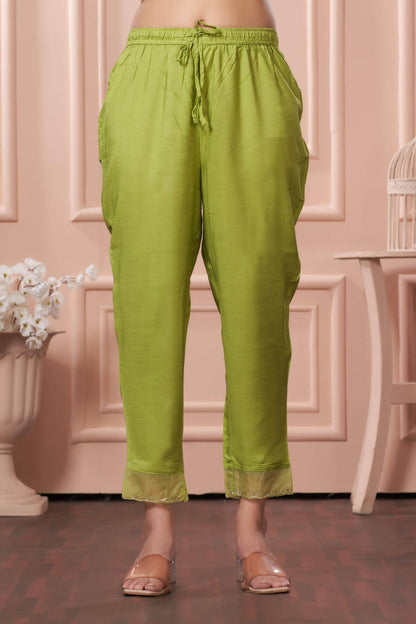 Women's Nafisa Viscose Teal Green Kurta Set with Dupatta - Elegant Ethnic Wear for Festive & Casual Occasions