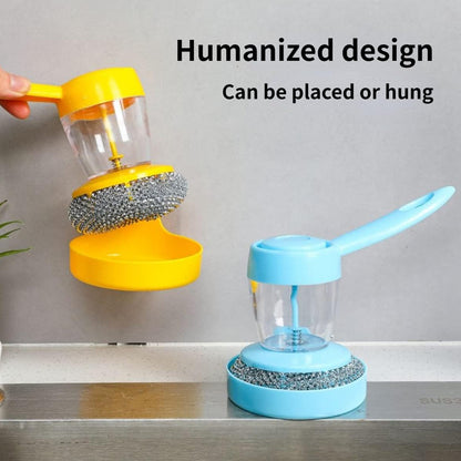 Handheld Soap Dispenser With Scrub (1 Set) - warehousetech13