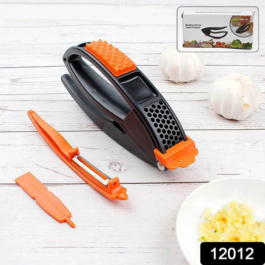 Multifunctional Garlic Press Garlic Mincing Crushing Tool (1 Pc) - warehousetech13