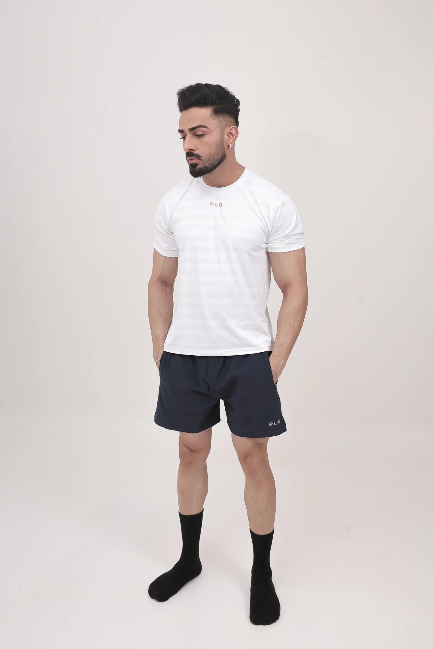 AIR FLOW WHITE -  lightweight, highly breathable activewear T‑shirts