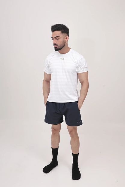 AIR FLOW WHITE -  lightweight, highly breathable activewear T‑shirts