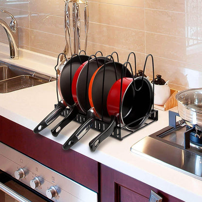 Multipurpose Pan Pot Organizer Rack (1 Pc) - warehousetech13