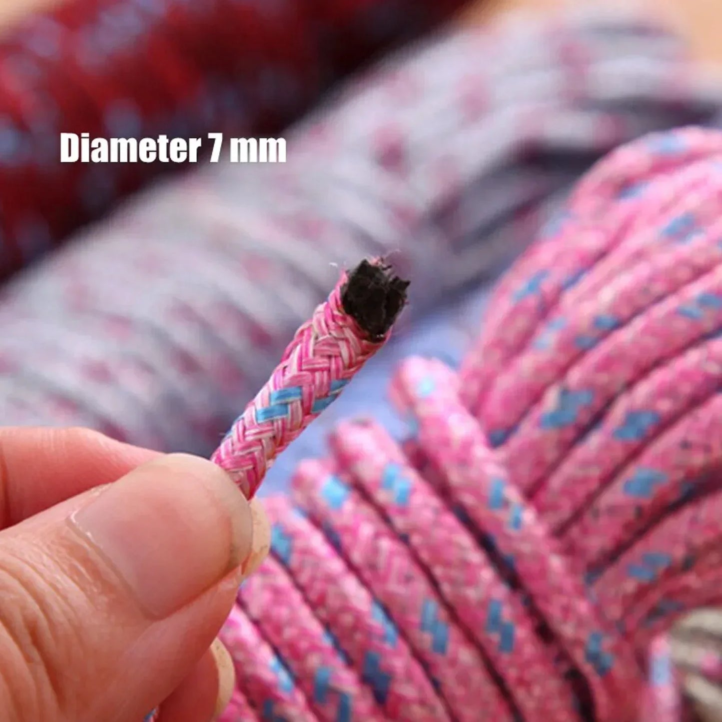 10 Meter Heavy Duty Laundry Drying Clothesline Rope Portable Travel Nylon Cord Sturdy Clothes Line For Outdoor Camping Indoor Crafting Art Projects - warehousetech13