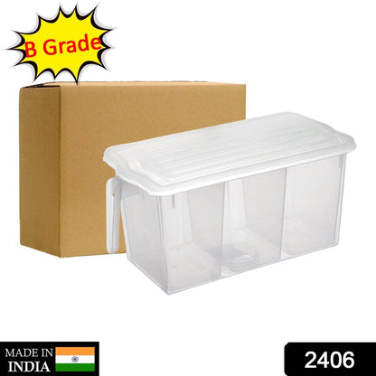 Refrigerator Organizer Fresh-keeping Box Case Kitchen Storage Box - warehousetech13