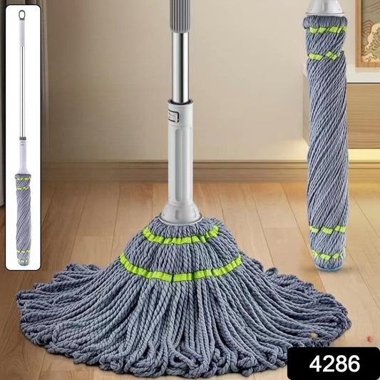 Squeeze Twist Mop Self Wringing Mop Stainless Steel Handle (1 Pc) - warehousetech13