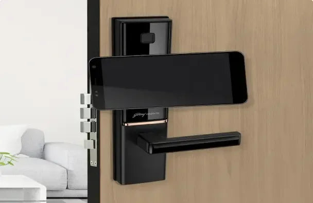 Godrej Smart Lock | 6 in 1 Main Door Digital Lock | VDP Compatible |for Home & Offices | Matte Black |3 Yrs Warranty | Made in India | Free Installation - warehousetech13