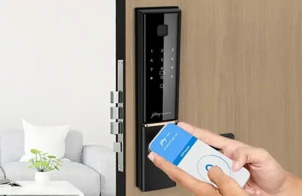 Godrej Smart Lock | 6 in 1 Main Door Digital Lock | VDP Compatible |for Home & Offices | Matte Black |3 Yrs Warranty | Made in India | Free Installation - warehousetech13
