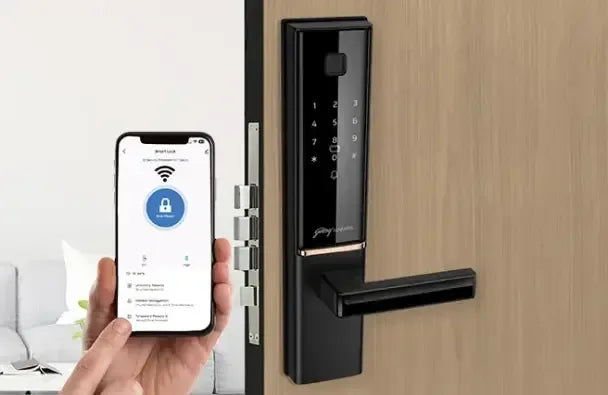 Godrej Smart Lock | 6 in 1 Main Door Digital Lock | VDP Compatible |for Home & Offices | Matte Black |3 Yrs Warranty | Made in India | Free Installation - warehousetech13