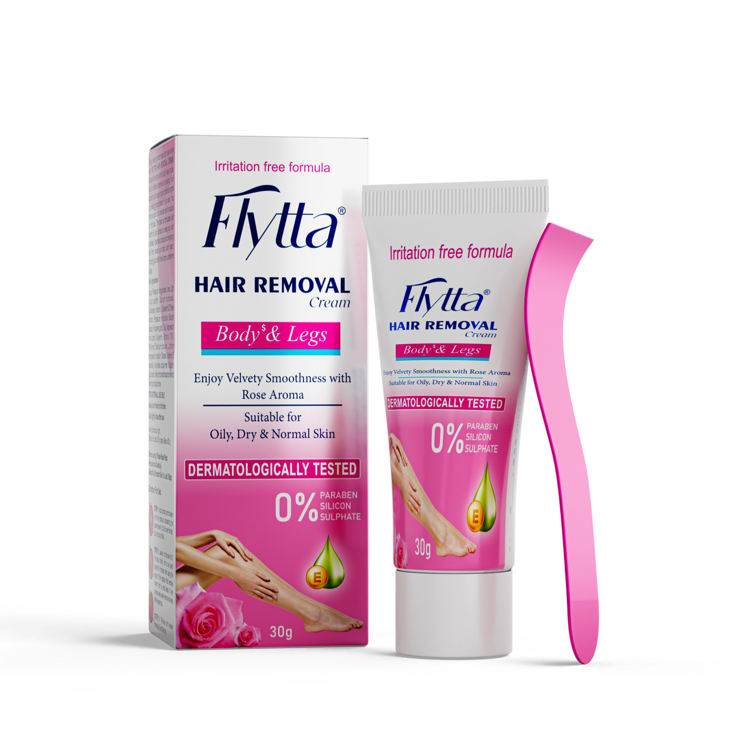 Flytta Hair Removal Cream: Painless, Smooth Skin in Minutes!
