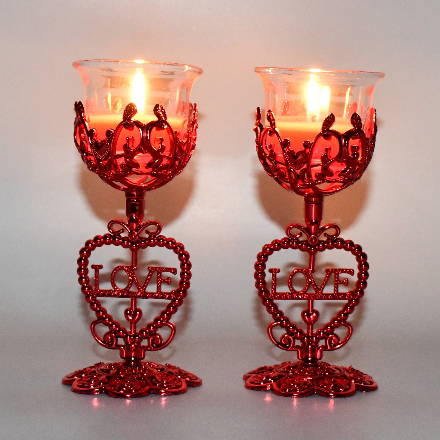 Tea Lights Holder Candle Stand (2 Pc Set) - warehousetech13