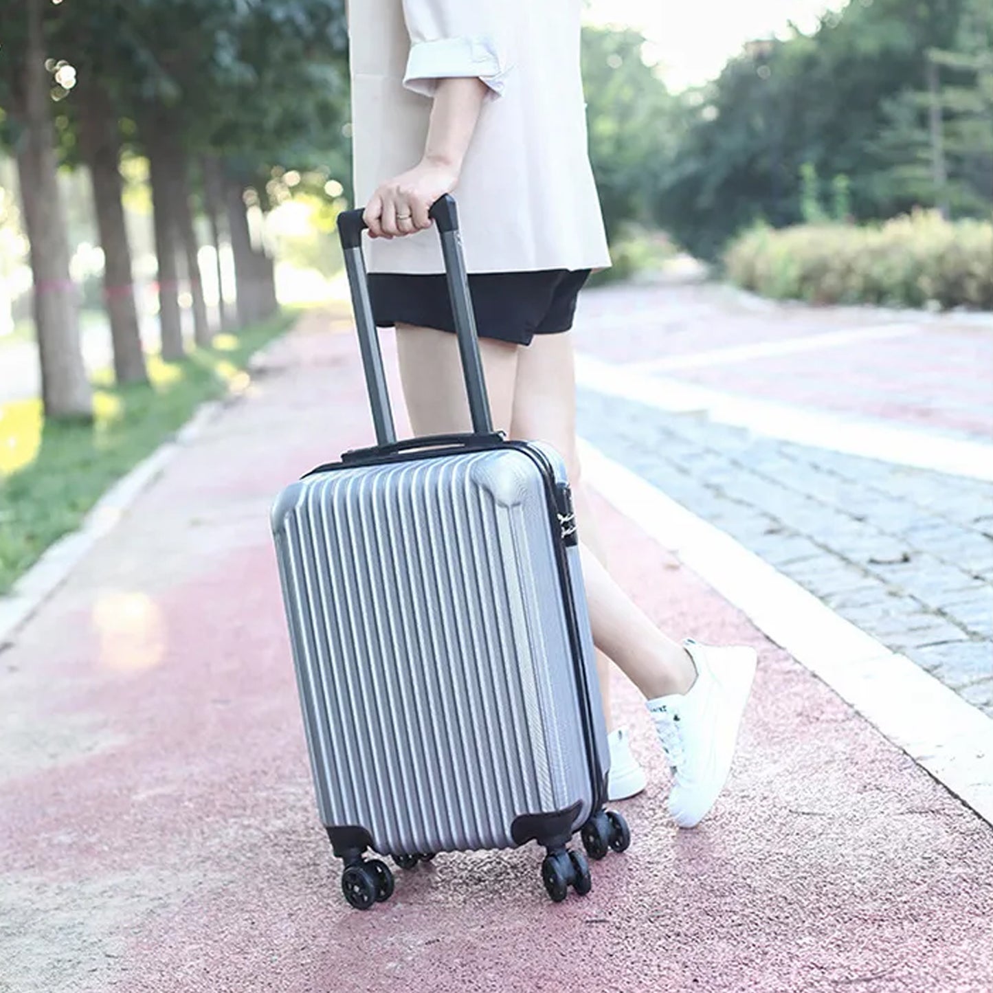 Trolley Bag Big And Small Suitcase Bag For Men Women Use Bag ( Set Of 2 ) - warehousetech13