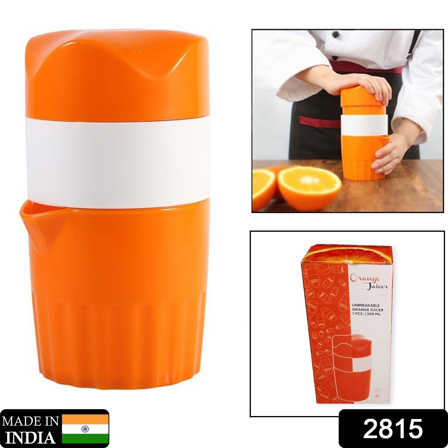 New Manual Handheld Citrus Orange Lemon Juicer Fruit Press Squeeze Extractor - warehousetech13