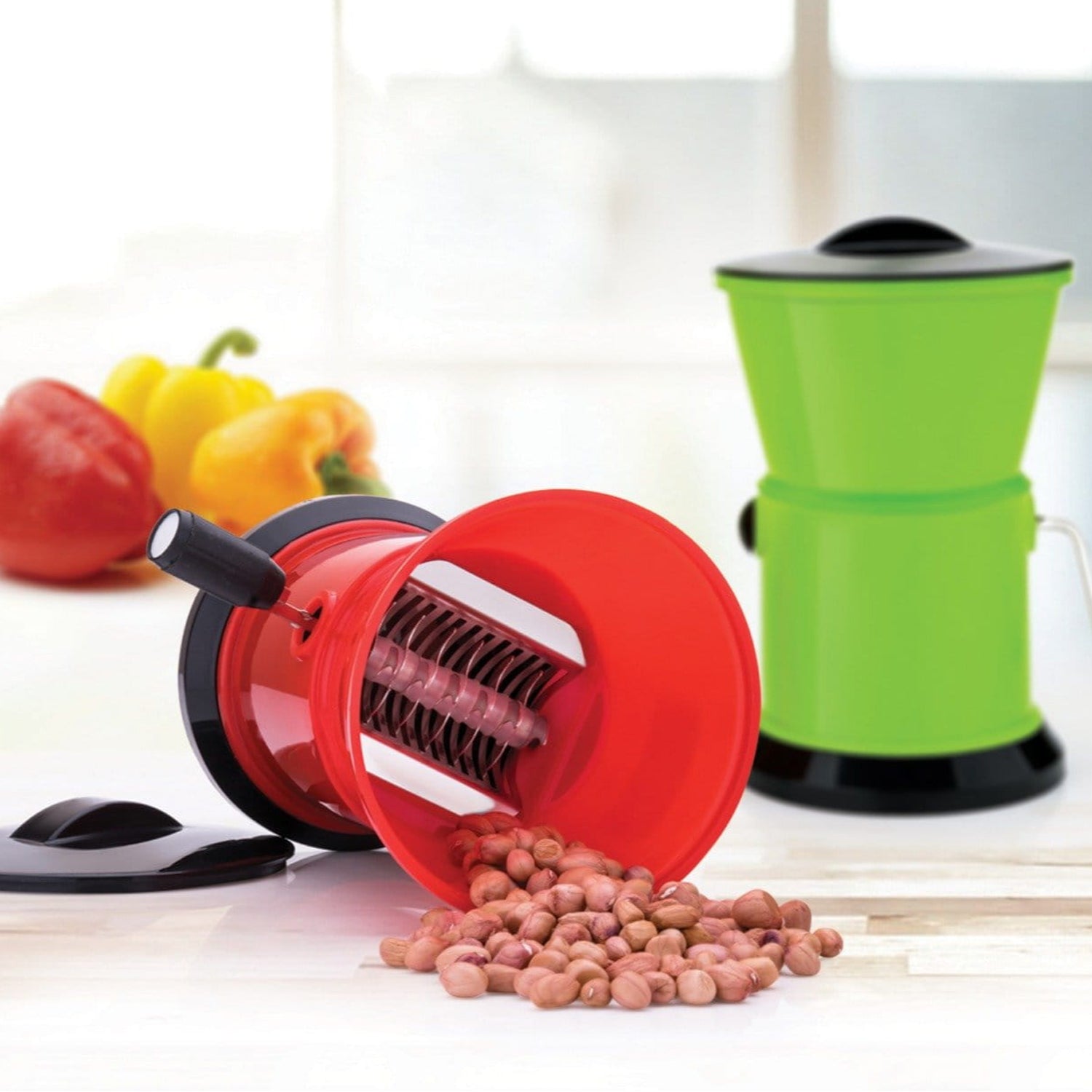 2674 Round Chilly Cutter And Grinder Tool With Effective Sharp Chopping And Cutting Blade System. - warehousetech13