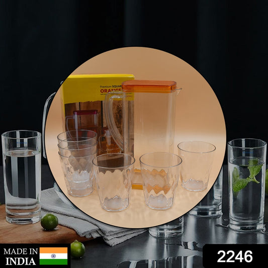 2246 Resistant Glass Jug For Juice Milk Cold Or Hot Beverages - warehousetech13