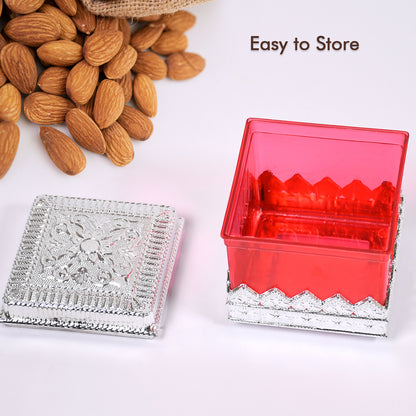7129 Ruby Dryfruit Storage Container Attractive Design Box For Home Gifting Kitchen Use - warehousetech13
