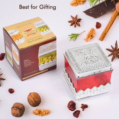 7129 Ruby Dryfruit Storage Container Attractive Design Box For Home Gifting Kitchen Use - warehousetech13