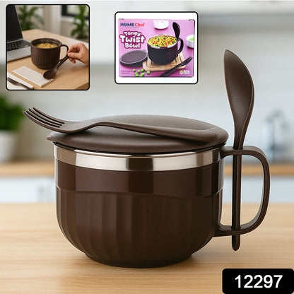 Home Chef Tangy Twist Insulated Lunch Bowl (Approx 650ml 1 Pc) - warehousetech13