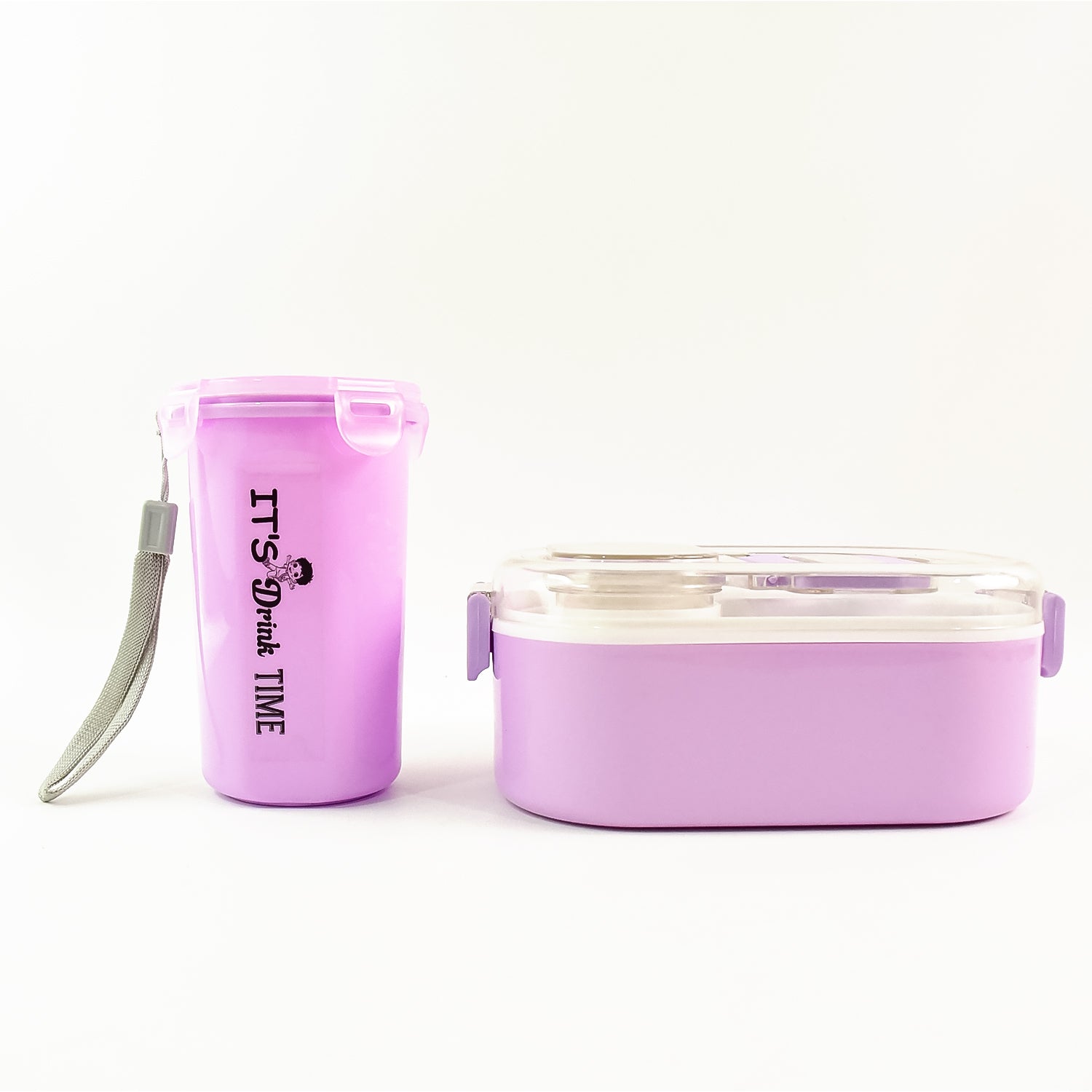 Multi-functional 1 Set Leakproof Lunch Box With Cutlery Tumbler - warehousetech13