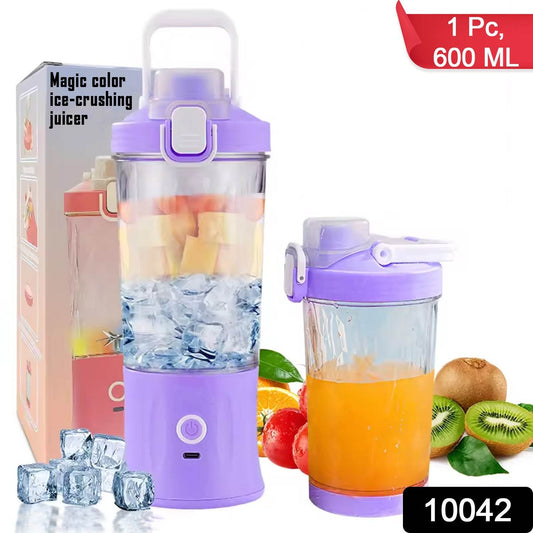 Eletric Crusher Juicer With Multicolor Light 8 Blades (600 Ml Multicolor) - warehousetech13