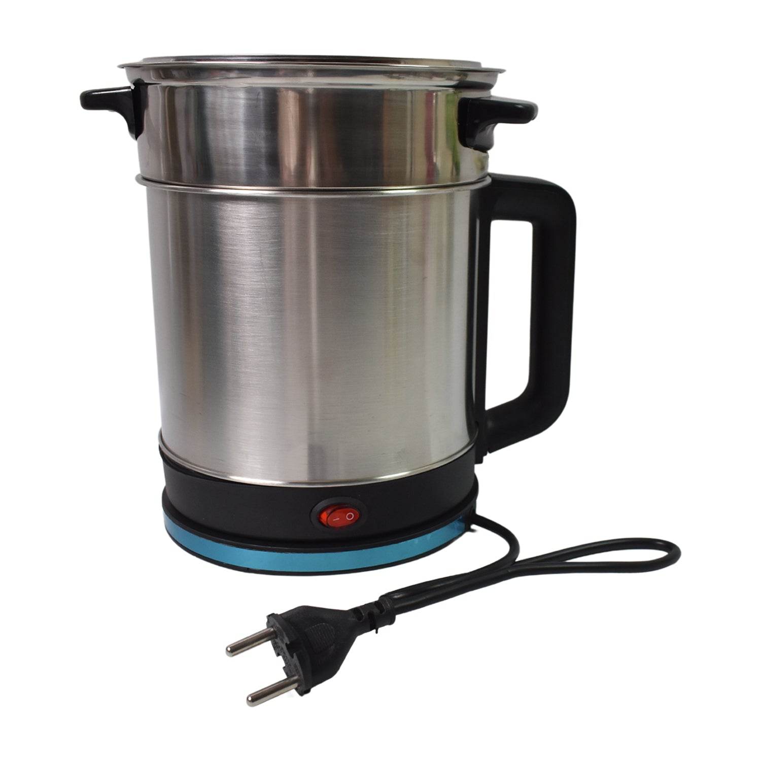 Soup Pot With Lid Stainless Steel Multi Cooker Kettle (800w 2.5 Ltr.) - warehousetech13