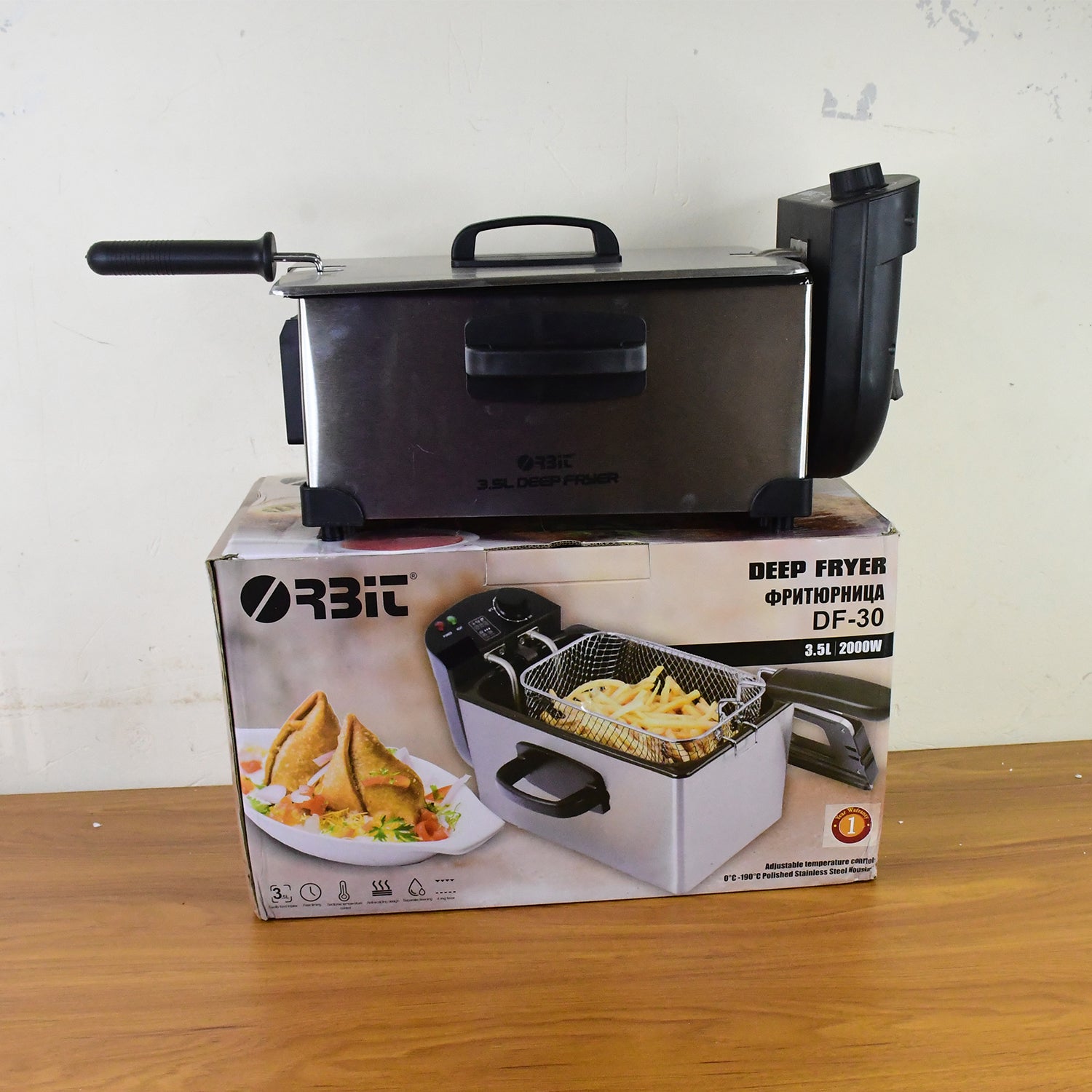 Orbit Heavy Duty 2000w Deep Fryer With 3.5 Litre Oil Capacity - warehousetech13