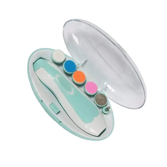 1223 Electric Baby Nail Trimmer With Grinding Heads For Newborn Infant And Toddler - warehousetech13