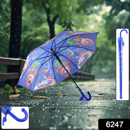 6247 Umbrella With Handle And Lightweight Safety Round Plastic Cap - warehousetech13